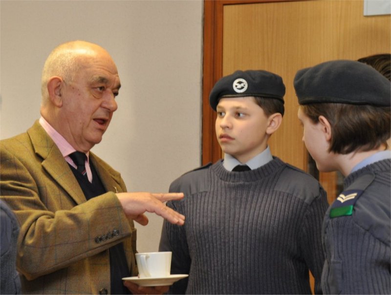 Tea and biscuits with the RAF